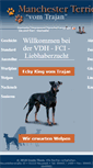 Mobile Screenshot of manchester-terrier-vom-trajan.de
