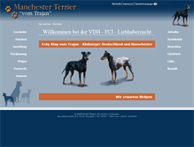 Tablet Screenshot of manchester-terrier-vom-trajan.de